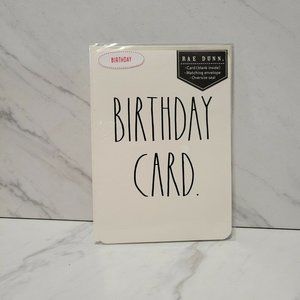 Rae Dunn. "BIRTHDAY CARD." Blank Card